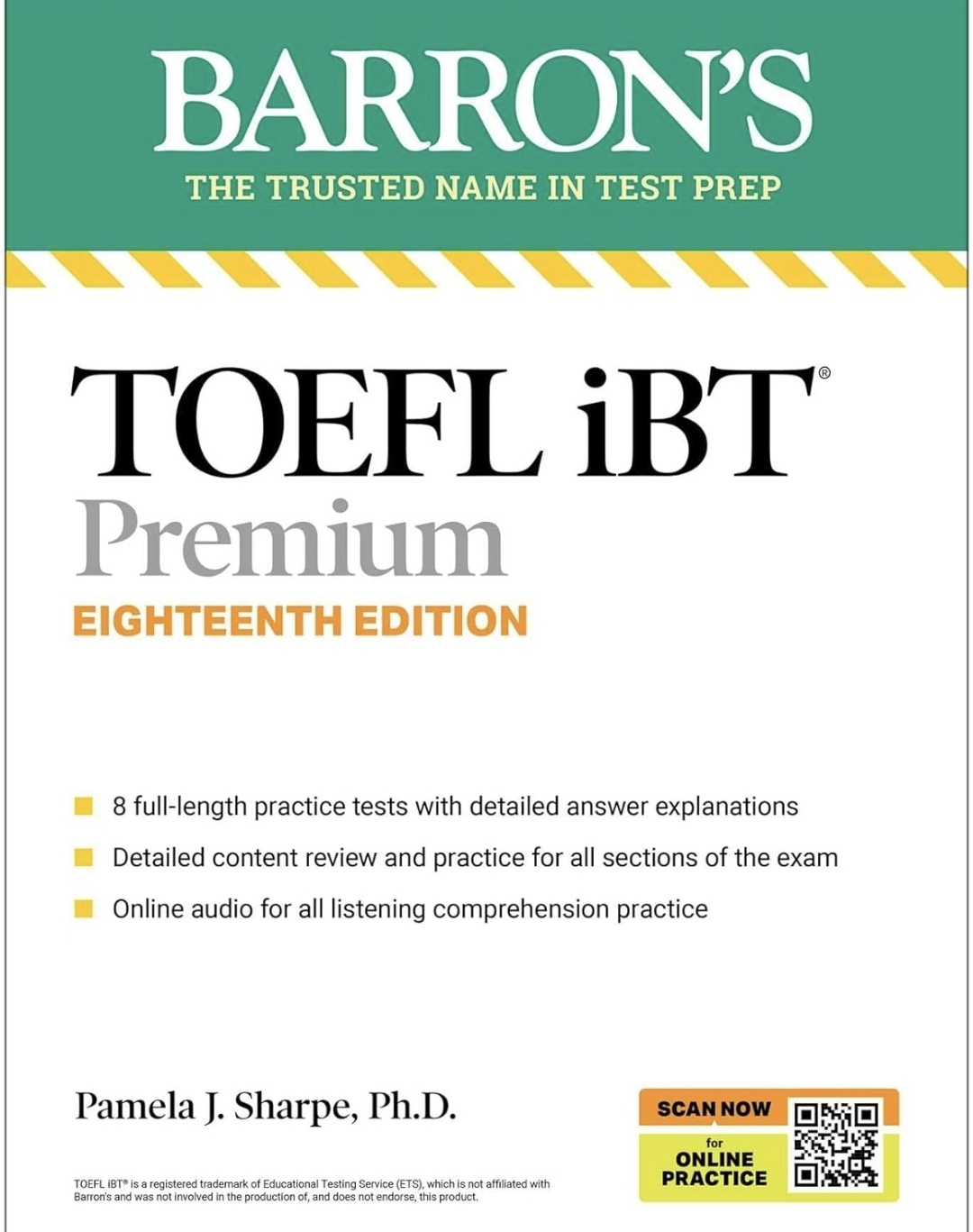 TOEFL iBT Premium with 8 Practice Tests