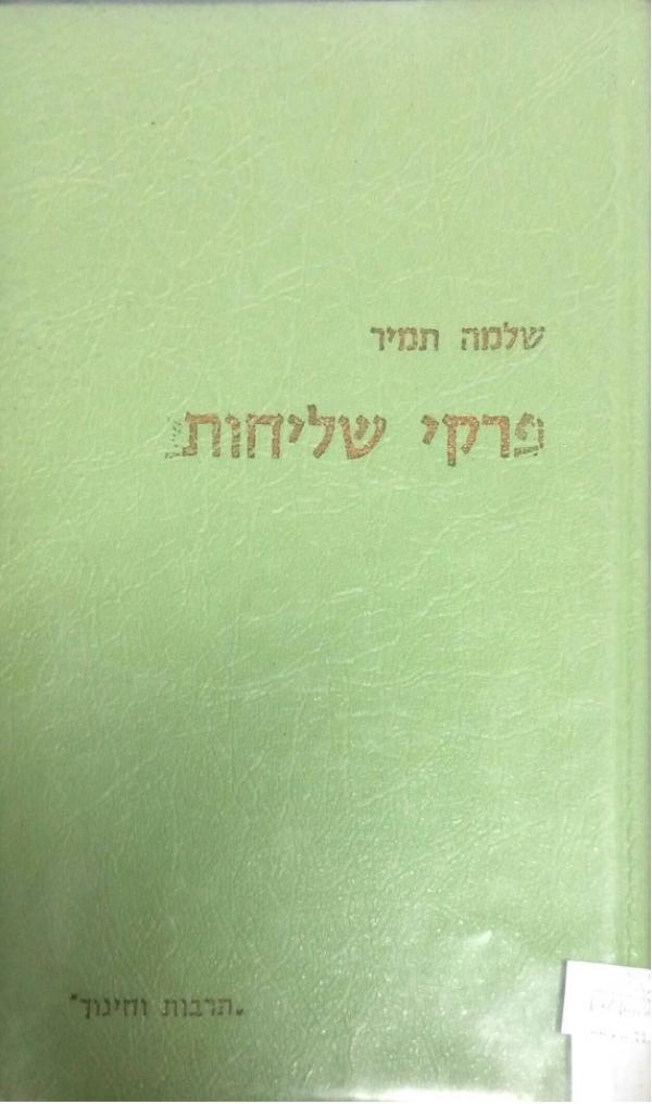 פרקי שליחות