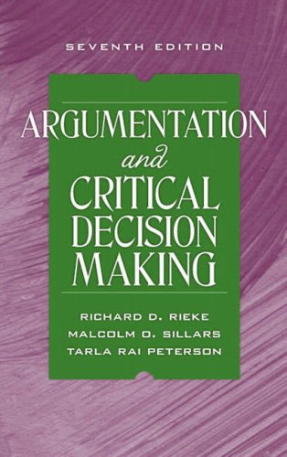 Argumentation and Critical Decision Making (7th Edition) מאת Richard D ...