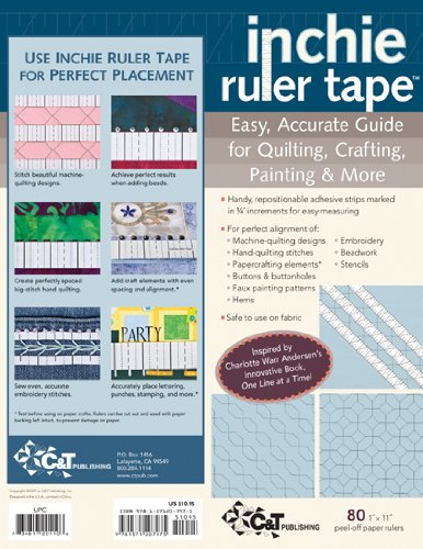 Inchie Ruler Tape Inchie Ruler Tape: Easy Accurate Guide for Quilting, Crafting, Painting ...